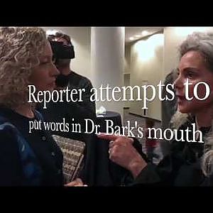 Doctor Toni Bark Torpedos A Pharma Front "Reporter"